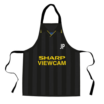 Manchester Red - 1994 Away - Retro Football  Novelty Water-Resistant, Lazer Cut (no fraying) Light Weight Adults Apron