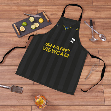 Manchester Red - 1994 Away - Retro Football  Novelty Water-Resistant, Lazer Cut (no fraying) Light Weight Adults Apron