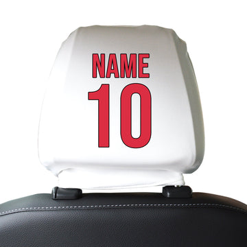 Manchester Red - 1999 Away - Retro Football Shirt - Pack of 2 - Car Seat Headrest Covers