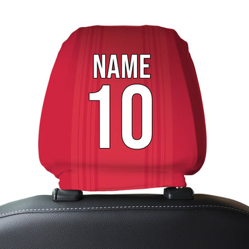 Manchester Red - 1999 Home - Retro Football Shirt - Pack of 2 - Car Seat Headrest Covers