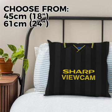 Manchester Red - 1994 Away Shirt - 45cm or 61cm Retro Cushion
