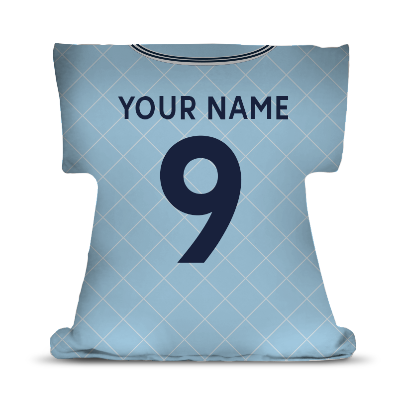 Man City 1988 Home- Retro  Shirt Cushion