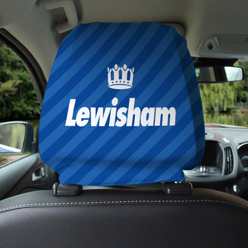 Millwall 1987 Home - Retro Football Shirt - Pack of 2 - Car Seat Headrest Covers