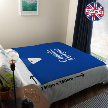 Millwall-- 1994 Home Shirt - Personalised Retro Fleece Blanket