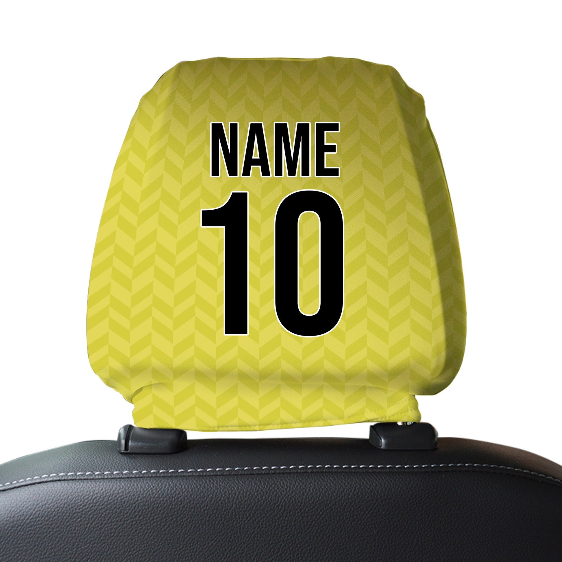 Norwich 1986 Home - Retro Football Shirt - Pack of 2 - Car Seat Headrest Covers