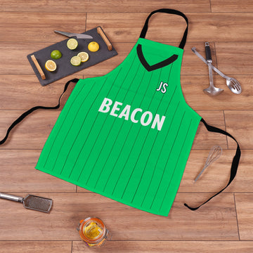 Plymouth Retro 1983 Home Shirt - Personalised Retro Football Novelty Water-Resistant, Lazer Cut (no fraying) Light Weight Adults Apron