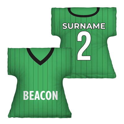 Plymouth Retro 1983 Home Shirt - Personalised Retro Shirt Cushion