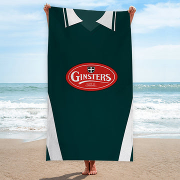 Plymouth Retro 2003 Home Shirt - Personalised Lightweight, Microfibre Retro Beach Towel - 150cm x 75cm