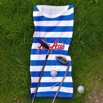 The Hoops - 2015 Home - Retro Lightweight, Microfibre Golf Towel