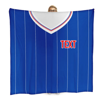 Glasgow Bears - 1984 Home Shirt - Personalised Retro Fleece Blanket