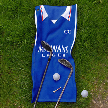 Rangers - 1996 - Home - Retro Lightweight, Microfibre Golf Towel
