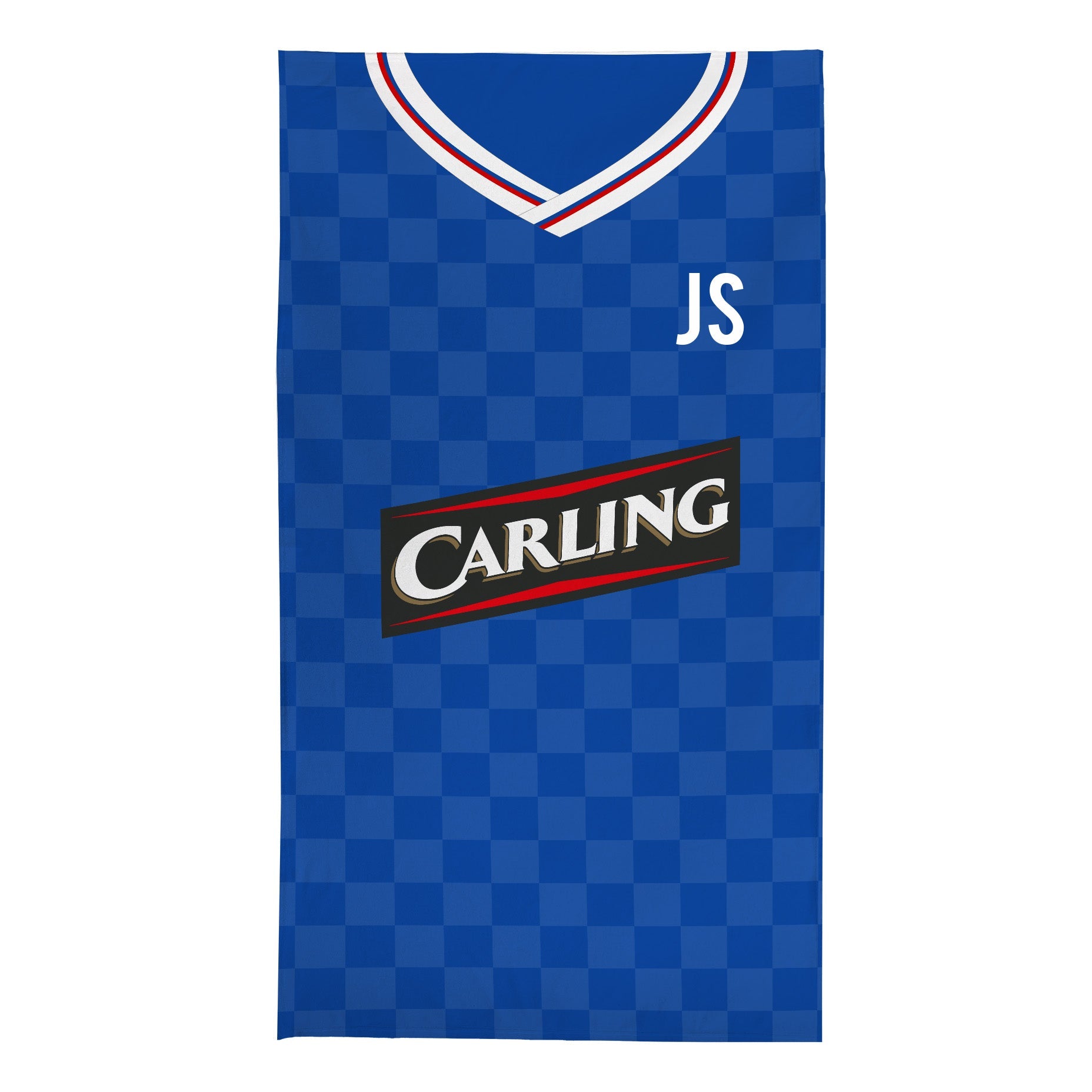 Rangers - 2009 Home Shirt - Personalised Retro Beach Towel