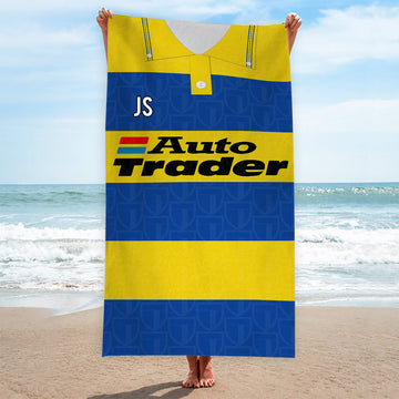 Reading - 1992 Away Shirt - Personalised Retro Lightweight, Microfibre Beach Towel - 150cm x 75cm