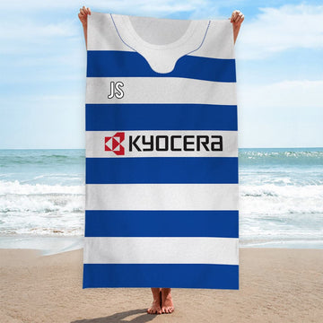 Reading - 2006 Home Shirt - Personalised Retro Lightweight, Microfibre Beach Towel - 150cm x 75cm