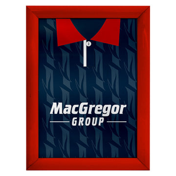 Ross County 1995 Home Shirt - A4 Personalised Metal Sign Plaque