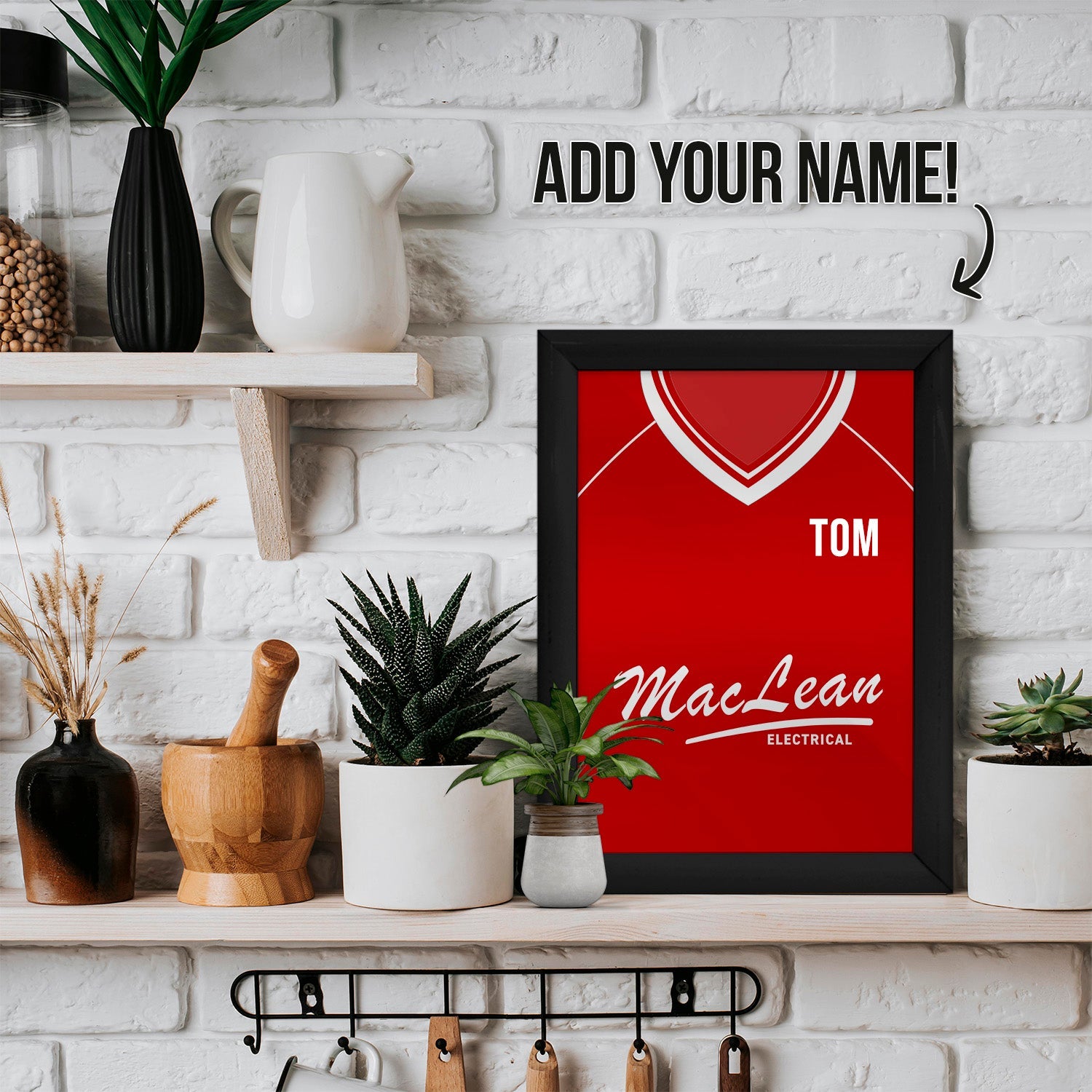 Ross County 2000 Away Shirt - A4 Personalised Metal Sign Plaque