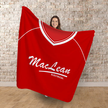 Ross County Retro - 2000 Away - Personalised Retro Fleece Blanket 150cm X 150cm