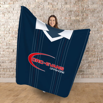 Ross County Retro - 2015 Home - Personalised Retro Fleece Blanket 150cm X 150cm