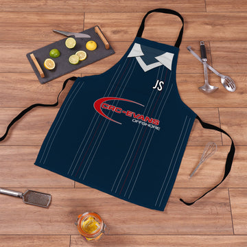 Ross County 2015 Home Shirt Apron - Personalised Retro Football Novelty Water-Resistant, Lazer Cut (no fraying) Light Weight Adults Apron