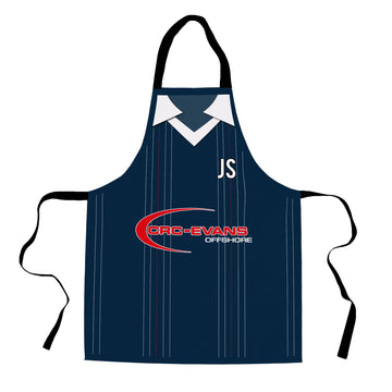 Ross County Retro 2015 Home Shirt Apron - Personalised Retro Football Adults Apron