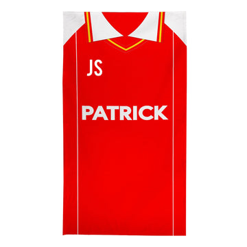Rotherham - 1984 Home Shirt - Personalised Retro Lightweight, Microfibre Beach Towel - 150cm x 75cm