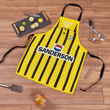 Wednesday 1992 Away Shirt - Personalised Retro Football Novelty Water-Resistant, Lazer Cut (no fraying) Light Weight Adults Apron