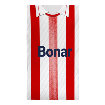 St Johnstone 1990 Away Shirt - Personalised Lightweight, Microfibre Retro Beach Towel