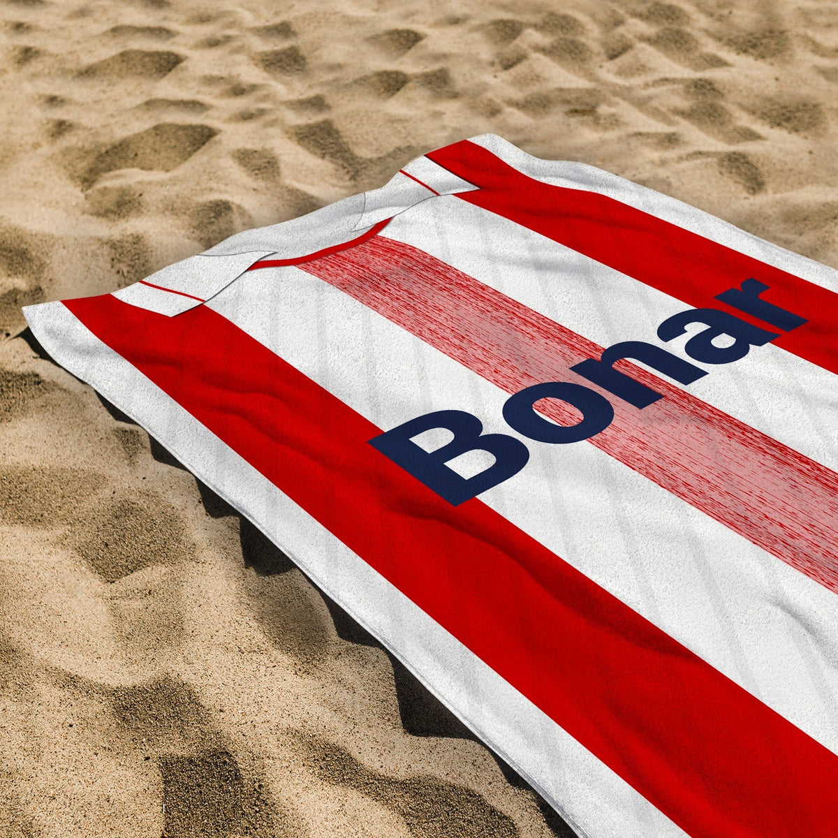 St Johnstone 1990 Away Shirt - Personalised Lightweight, Microfibre Retro Beach Towel