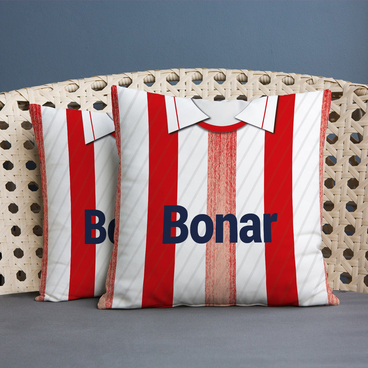 St Johnstone 1990 Away Shirt - 45cm or 61cm Retro Cushion