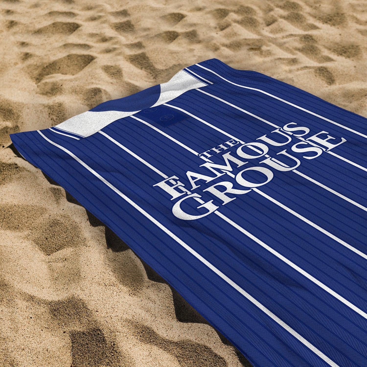 St Johnstone 1997 Home Shirt - Personalised Lightweight, Microfibre Retro Beach Towel 
