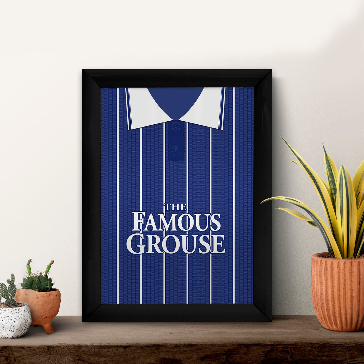 St Johnstone 1997 Home Shirt - A4 Personalised Metal Sign Plaque