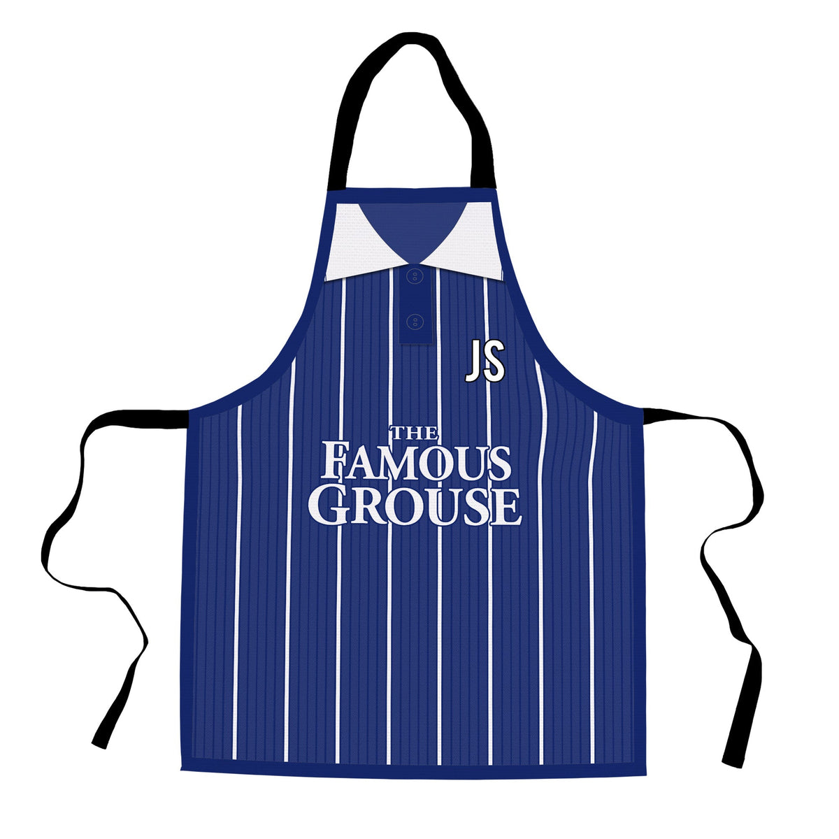 St Johnstone 1997 Home Shirt Apron - Personalised Retro Football Novelty Water-Resistant, Lazer Cut (no fraying) Light Weight Adults Apron