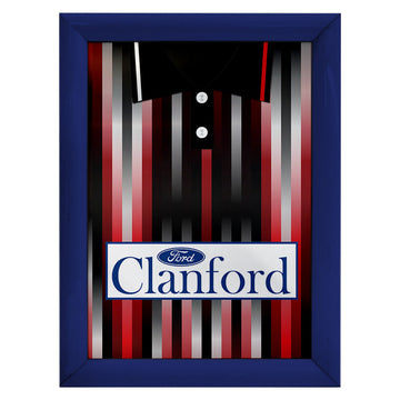 St Mirren Retro 1994 Away Shirt - A4 Personalised Metal Sign Plaque - Frame Options Available