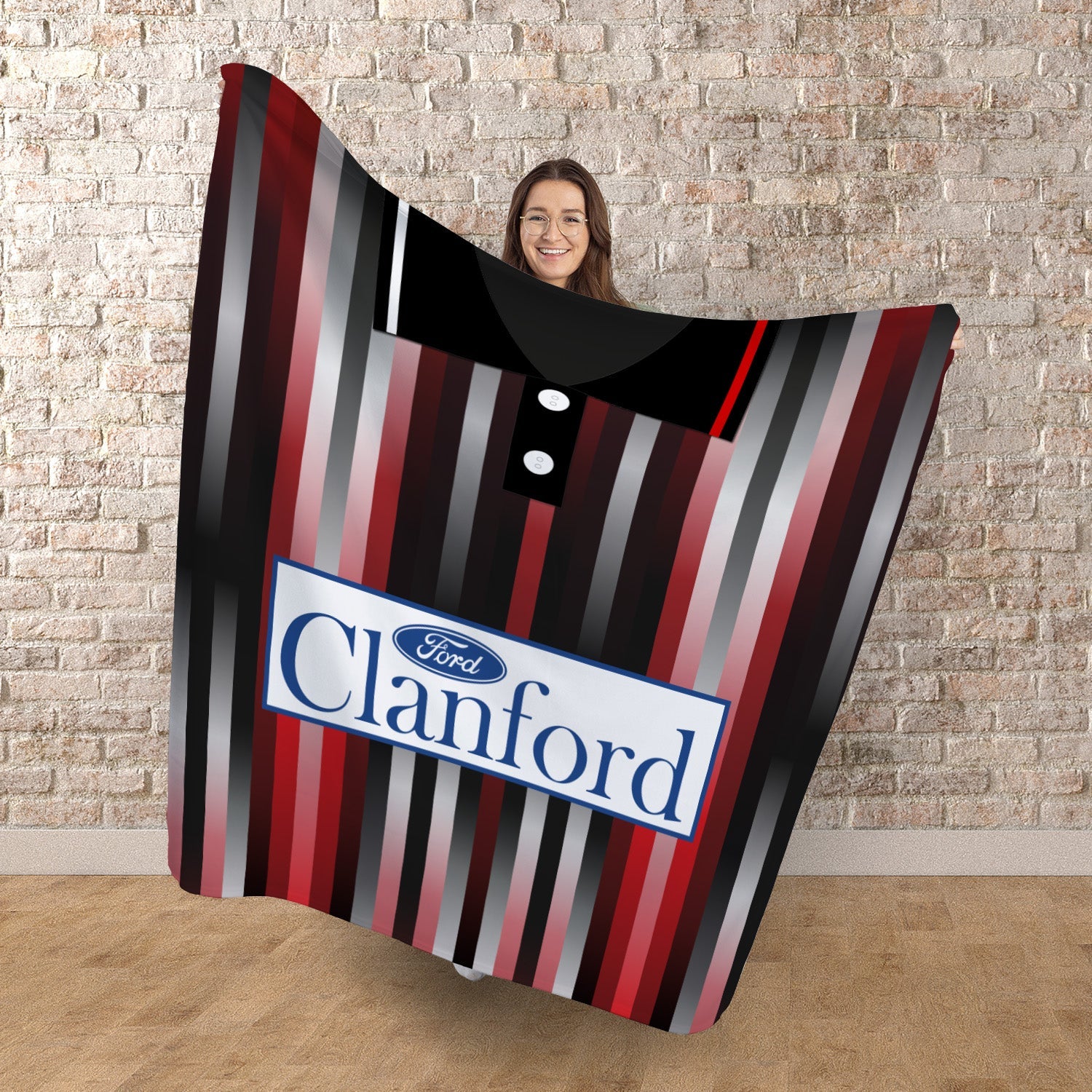 St Mirren 1994 Away - Personalised Retro Fleece Blanket 150cm X 150cm