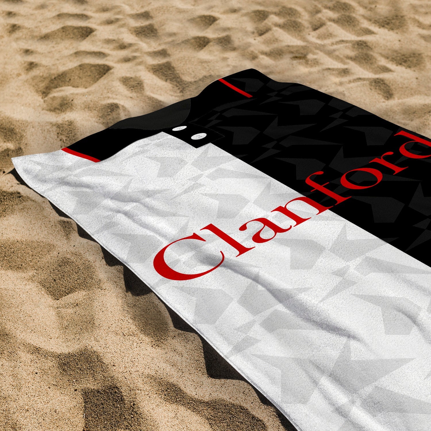 St Mirren 1994 Home Shirt - Personalised Lightweight, Microfibre Retro Beach Towel