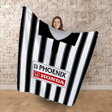 St Mirren Retro 1995 Home - Personalised Retro Fleece Blanket 150cm X 150cm