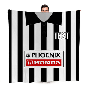 St Mirren Retro 1995 Home - Personalised Retro Fleece Blanket 150cm X 150cm