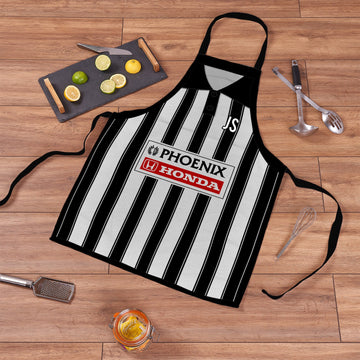 St Mirren 1995 Home Shirt Apron - Personalised Retro Football Novelty Water-Resistant, Lazer Cut (no fraying) Light Weight Adults Apron