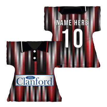 St Mirren Retro 1994 Away Shirt - Personalised Retro Shirt Cushion