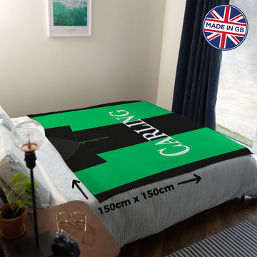 Stoke - 1994 Away Shirt - Personalised Retro Fleece Blanket