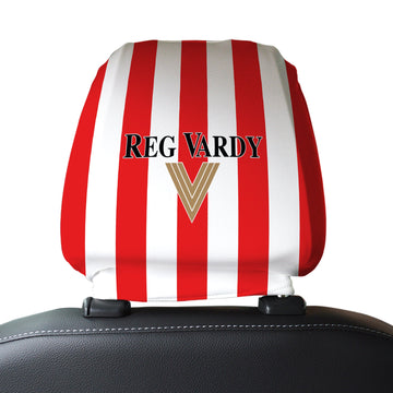 Sunderland 2001 Home - Retro Football Shirt - Pack of 2 - Car Seat Headrest Covers