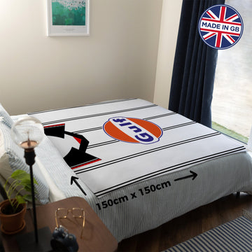 Swansea - 1995 Home Shirt - Personalised Retro Fleece Blanket