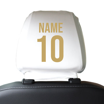 Swansea 2012 Home - Retro Football Shirt - Pack of 2 - Car Seat Headrest Covers