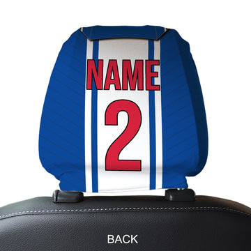 Wednesday 1995 Home Shirt - Retro Football Shirt - Pack of 2 - Car Seat Headrest Covers