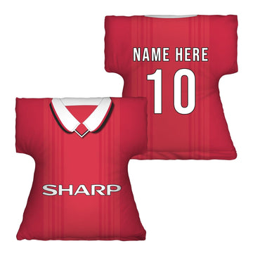 Manchester Red - 1999 Home - Retro  Shirt Cushion