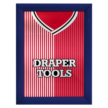 Personalised Soton 1987 Home Shirt - A4 Metal Sign Plaque - Frame Options Available