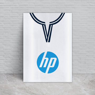 Personalised Totts Retro 2013 - Home Shirt - A4 Metal Sign Plaque - Frame Options Available