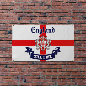 St George - England Till I Die - London City - 5 X 3 Retro Football Banner