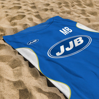 Wigan - 2006 Home Shirt - Personalised Retro Beach Towel