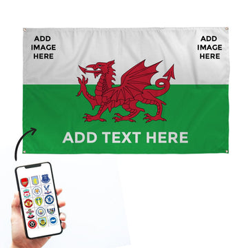 Wales - Add Crests and Text - Euros 2021